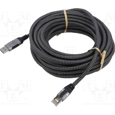 Goobay 70692 USB 3.0, RJ45 vidlice, USB A vidlice, 5m