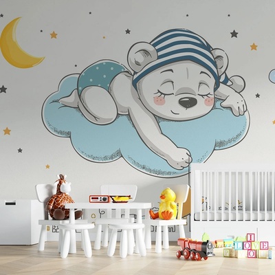Art gift 3Д детски тапет - Мечо сънува