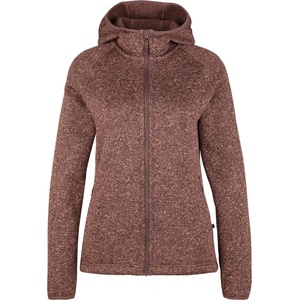 Heber Peak Дамско поларено яке Heber peak Women's CrownHe. II Knit Zip Hoody Fleece jacket - Dark Berry / Melange - размер XXL (105-5508-0416)
