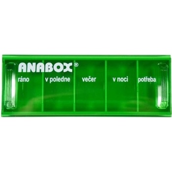 Anabox denní dávkovač léků Modrý