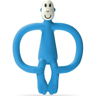 Matchstick Monkey Monkey Teether гризалка с четка 2 в 1 Blue