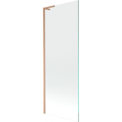 Mexen Next L параван за вана 1-крилен 70 x 150 см, прозрачен, четкана мед - 895-070-000-03-00-65 (895-070-000-03-00-65)
