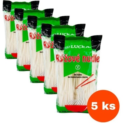 Lucka Rýžové nudle 3 mm 5 x 240 g