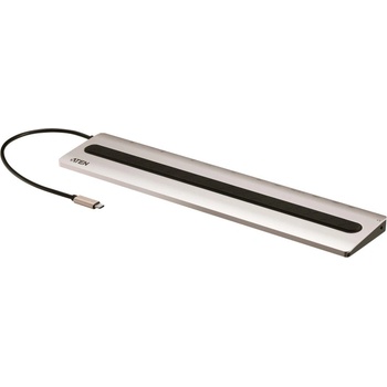 ATEN Докинг станция ATEN UH3237, USB-C, VGA, HDMI, SD, MicroSD, Gigabit LAN - UH3237-AT (UH3237-AT)