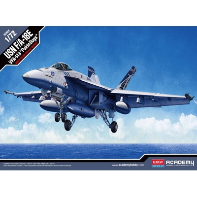 Academy Model Kit letadlo 12547 USN F/A 18E VFA 143 PUKIN DOGS CF 36 12547 1:72