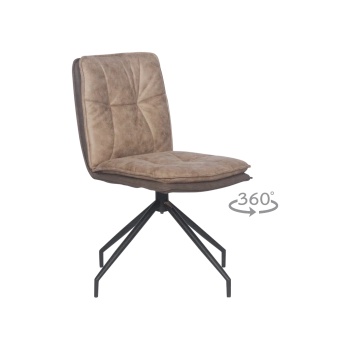 Carmen Трапезен стол ramsey - светлокафяв bf 1