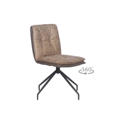 Carmen Трапезен стол ramsey - светлокафяв bf 1