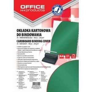 Office Products Binding Pads OFFICE PRODUCTS, Carton, A4, 250gsm, Flashing, 100pcs, Green