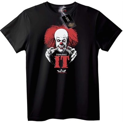 NOONEBRAND Тениска IT Pennywise - 2XL, White