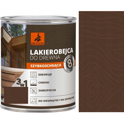 Lakierobejca Dragon 0,2 l hnedý satén