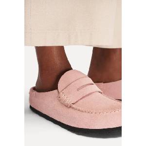 Birkenstock чехли сабо дамски от набук Naples (1031683)
