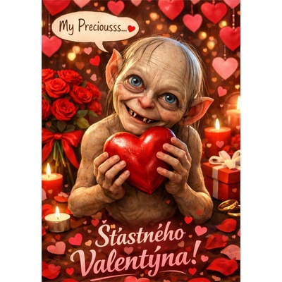 Valentýnka pro vašeho „miláška“: Glum ví, co je skutečný poklad!