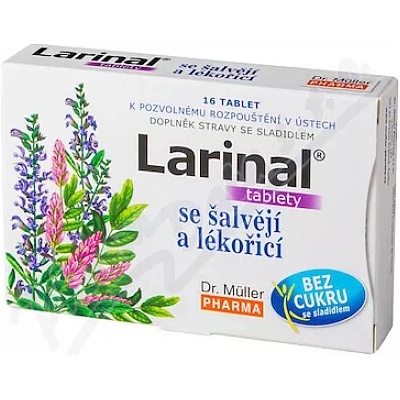 Dr. Müller Anginal se šalvějí+lékořicí 16 tabliet