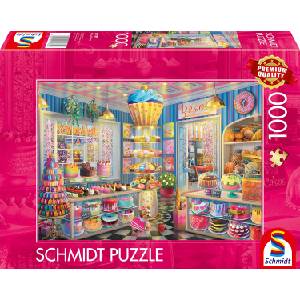 Schmidt Spiele Пъзел Schmidt от 1000 части - Цветната пекарна (59785)