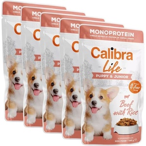 Calibra Dog Life Puppy & Junior Beef with Rice консерви 5 x 150 г