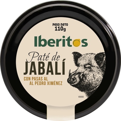 Huerta Dehesa Iberitos paštika z divočáka s vínem Pedro Ximénez 110 g