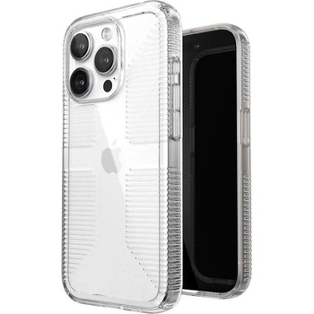 Speck GemShell Grip Case - удароустойчив хибриден кейс за iPhone 15 Pro Max (прозрачен)