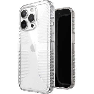 Speck GemShell Grip Case - удароустойчив хибриден кейс за iPhone 15 Pro Max (прозрачен)