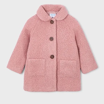 MAYORAL Палто къдрав косъм в розов цвят за мини момиче Mayoral