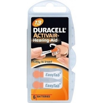 Duracell DA13 Easy Tab 6ks DA13N6