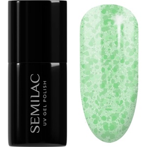 Semilac UV Hybrid Crushed_ICE гел лак за нокти с използване на UV/LED лампа цвят 494 Frozen Pistachios 7ml