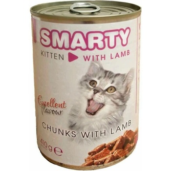 Smarty Cat Kitten Jahňacie chunks 410 g