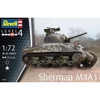 Revell Sherman M4A1Plastic ModelKit tank 03290 1:72