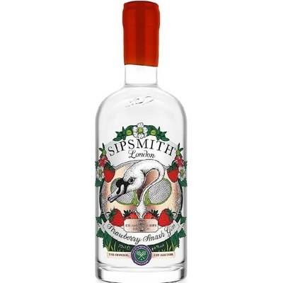 Sipsmith Strawberry Smash Champiinship ltd English flavored gin 40% 0,7 l (holá láhev)