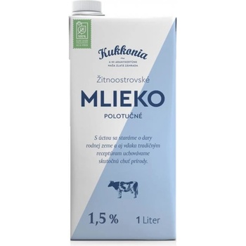 Kukkonia Žitnoostrovské mlieko trvanlivé 1,5% 1 l