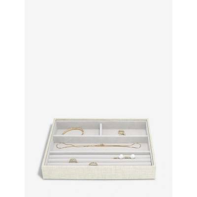 Stackers box na šperky Oatmeal & Linen Classic Ring & Bracelet Layer krémová 76382