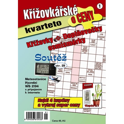 Křížovkářské kvarteto o ceny - Křížovky, osmisměrky, doplňovačky