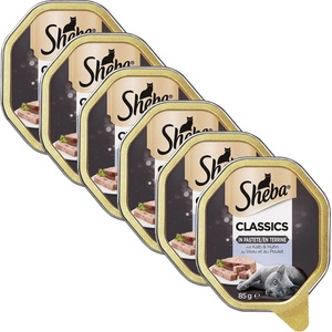 Sheba Classics телешко и пилешко 6 x 85 г
