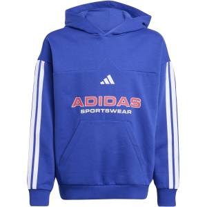 Adidas Юношески суичър adidas House of Tiro Fleece Hoodie Juniors - Blue