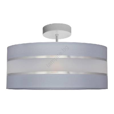 Полилей HELEN 3xE27/15W/230V сив/лъскав хром (HE1161)