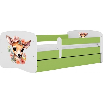 Kocot kids Babydreams Bambi zelená bez šuplíků s matrací