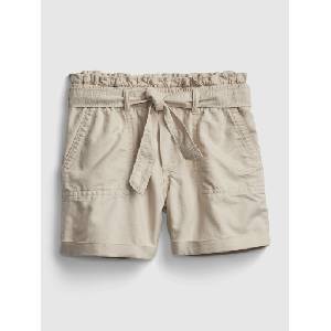 GAP Детски високи къси панталони GAP GAP | Bezhov | Момичешки | 98-110