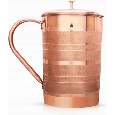 SATTVA Měděný džbán - proužky 1950 ml