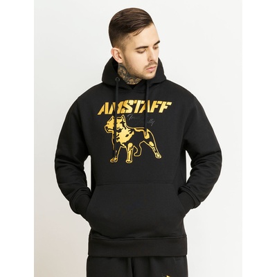 Amstaff Amstaf mikina LOGO 2.0 black/gold