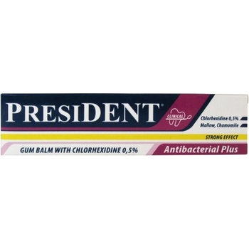 PresiDENT Gel Antibacteriální plus Chlorhexid 0.5% 30 ml