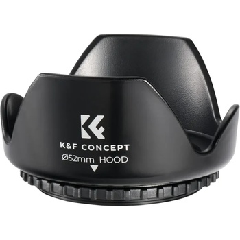 K&F Concept 52 mm универсален сенник с резба и за обектив