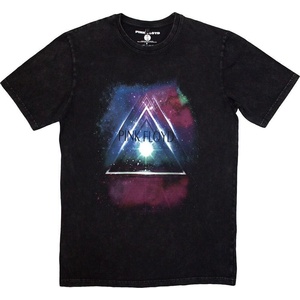 Pink Floyd Space Prism Stone Wash Тениска с къс ръкав Black 2XL (PFSTNW196MB05)