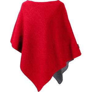 Mufflon Дамско вълнено яке Mufflon Women's Extra Poncho - Volcano / Rock - размер One Size (105-2439-0911)