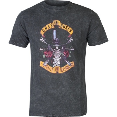 ROCK OFF мъжка тениска Guns N' Roses - Appetite Washed - BL Dip-Dye - ROCK OFF - GNRTS96MDD