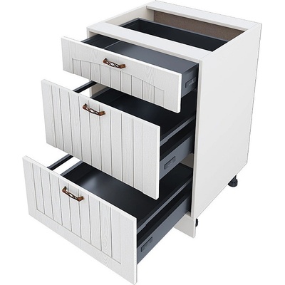 ИРИМ Долен кухненски шкаф Сити БФ-Бяло фладер-04-54 60 см