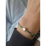 Kathryn' s Bracelets Персонализирана Дамска Гривна с Буква и Злато (ДСГ8)