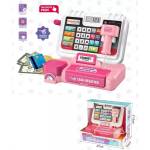 Man Yuk Toys Играчка касов апарат с дисплей и звук - розов (cf8248)