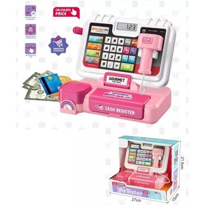 Man Yuk Toys Играчка касов апарат с дисплей и звук - розов (cf8248)