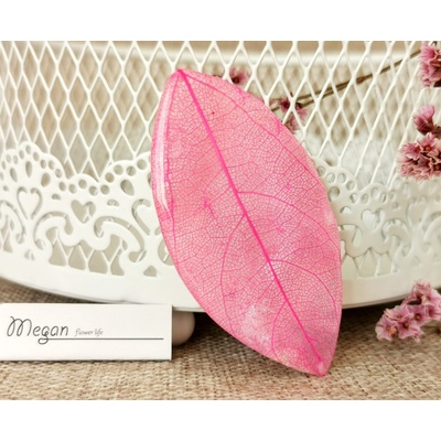 Meganflo Брошка розово листо