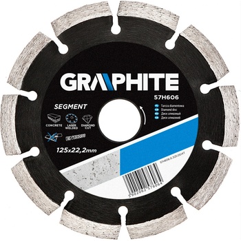 Graphite Diamantový kotouč 125 x 22.2 mm 57H606