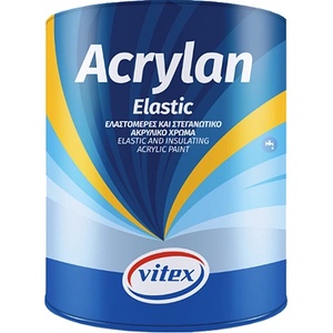 VITEX БОЯ ФАСАДНА vitex acrylan elastic 3л БЯЛА (1002091)